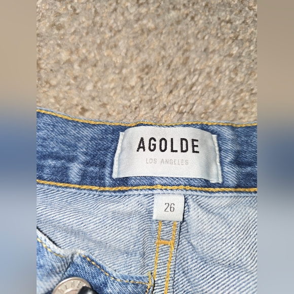 Agolde Parker Jean Shorts In Size 26 - Picture 4 of 4